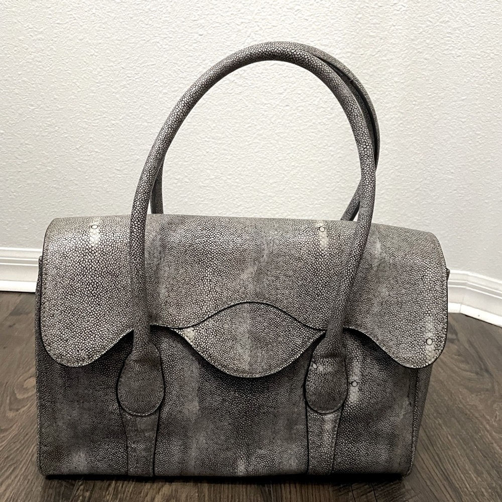 BCBGMAXAZRIA Satchel handbag Snake Pattern
